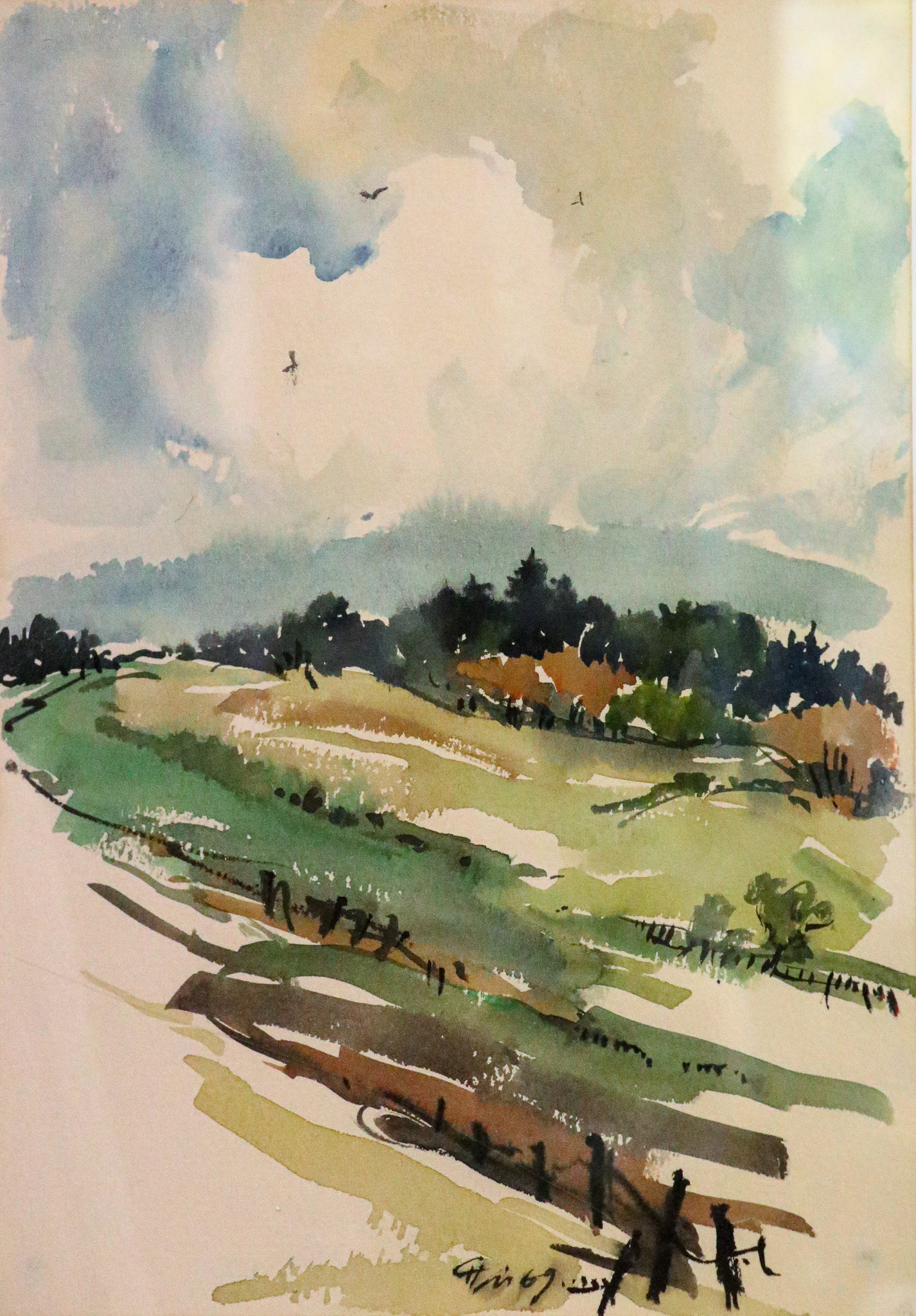 Feldweg im Herbst
